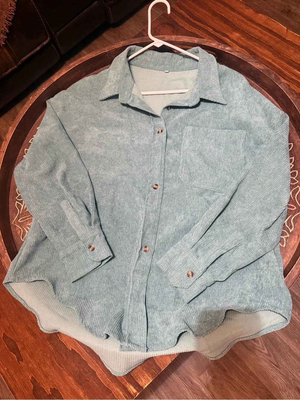 Greenish/Blue Button up Jacket